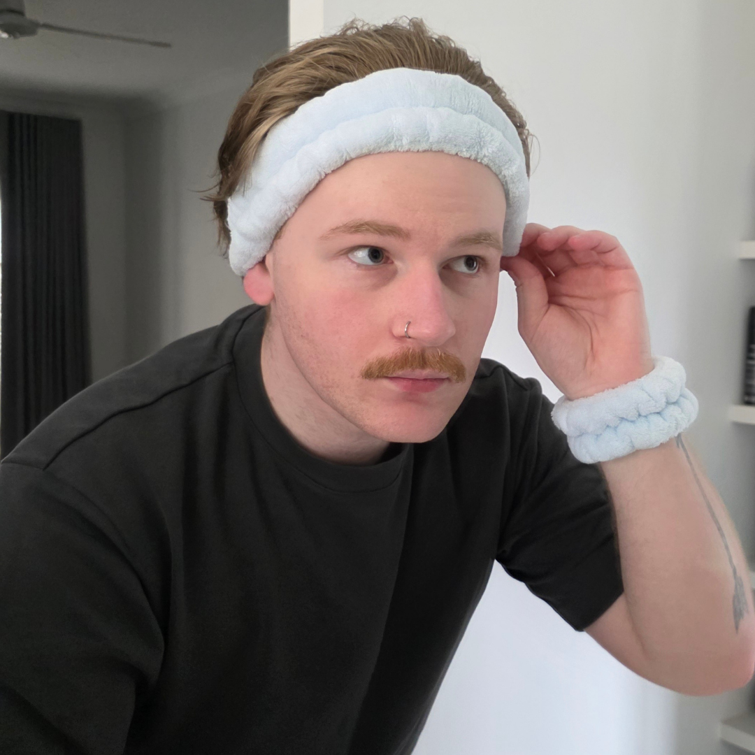 Spa Headband + Wristband Set